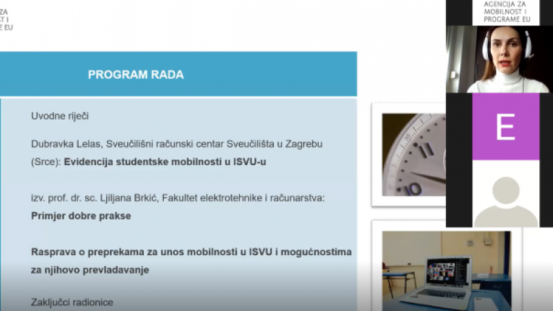 Održana radionica Korištenje ISVU-a u...