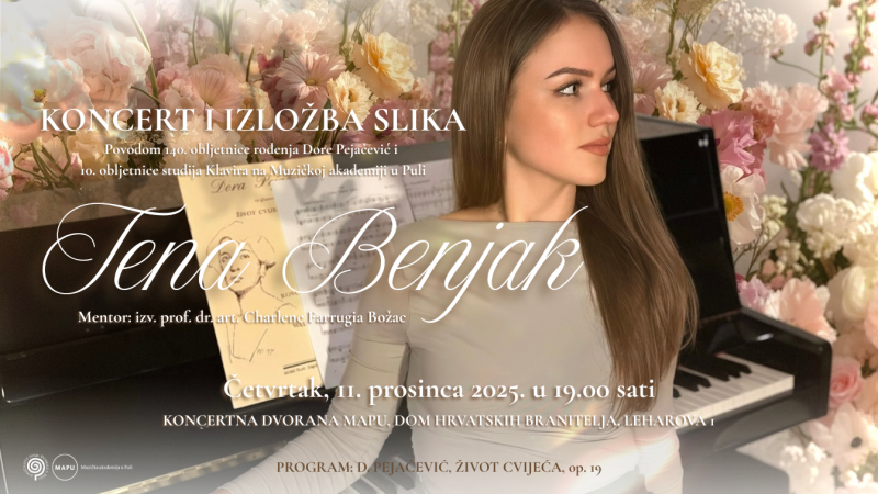 Tena Benjak - koncert i izložba slika