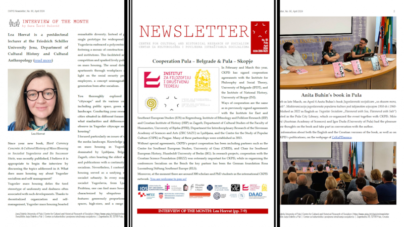 Newsletter, travanj 2024.