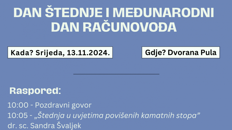 Obilježavanje Dana štednje i...