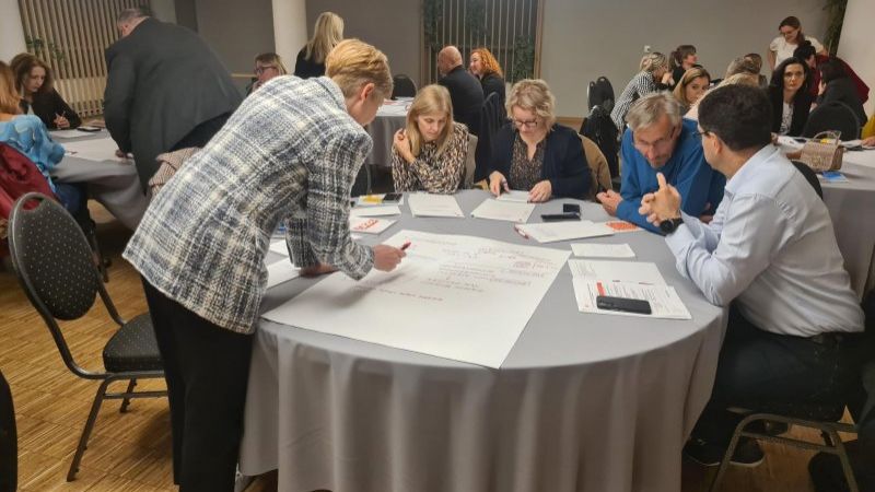 Predstavnice sveučilišta na radionici...