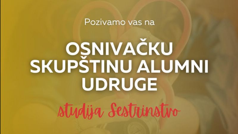 Osnivačka skupština udruge Alumni...